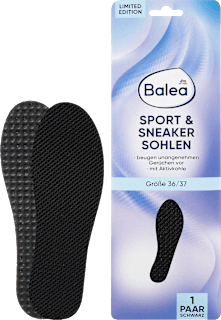 Einlegesohlen Sport & Sneaker schwarz, Gr. 36/37 (1 Paar) Balea