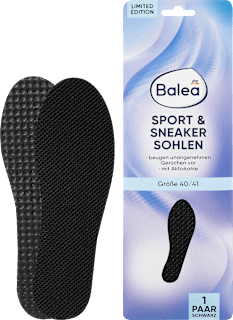 Einlegesohlen Sport & Sneaker schwarz, Gr. 40/41 (1 Paar) Balea