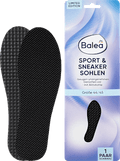 Einlegesohlen Sport & Sneaker schwarz, Gr. 44/45 (1 Paar) Balea