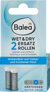 Ersatzrollen Hornhautentferner (Stufe 3) extra grob Balea