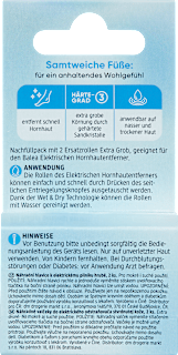Ersatzrollen Hornhautentferner (Stufe 3) extra grob Balea