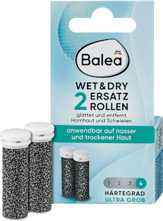Ersatzrollen Hornhautentferner (Stufe 4) ultra grob Balea