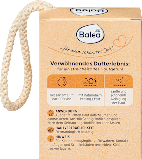 Festes Körperpeeling Pfirsich Balea