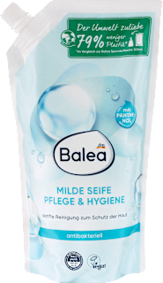 Flüssigseife, milde Seife Pflege & Hygiene, antibakteriell, Nachfüllpack Balea