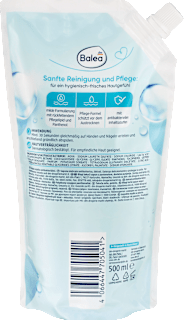 Flüssigseife, milde Seife Pflege & Hygiene, antibakteriell, Nachfüllpack Balea