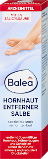Fußcreme Hornhautentferner Salbe Balea