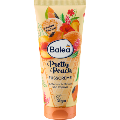 Balea Pretty Peach foot cream, 100 ml