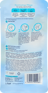Fußmaske Socken, intensive Feuchtigkeitspflege (1 Paar) Balea