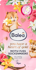 Fußmaske Socken you have a heart of gold (1 Paar) Balea