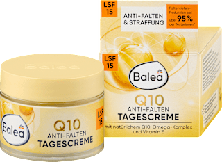 Gesichtscreme Anti-Falten Q10 LSF 15 Balea