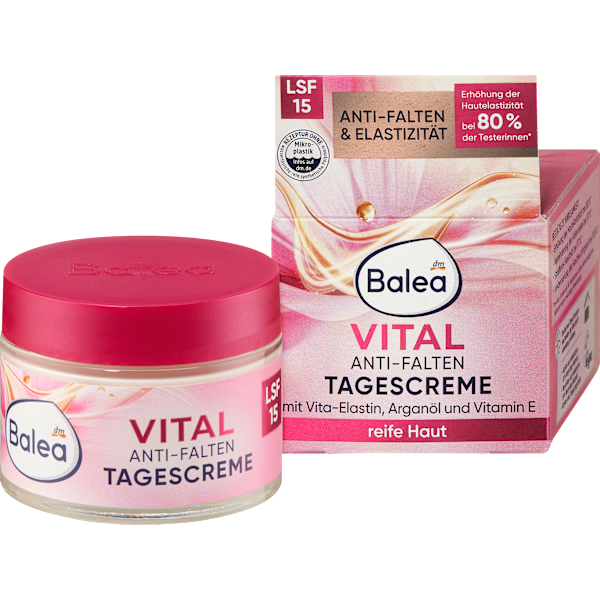 Gesichtscreme Anti Falten Vital LSF15 Balea