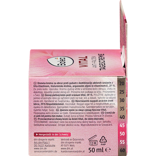 Gesichtscreme Anti Falten Vital LSF15 Balea