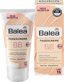 Gesichtscreme BB Creme Heller Hautton LSF 15 Balea