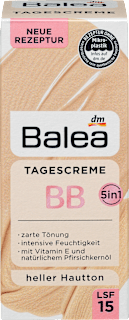 Gesichtscreme BB Creme Heller Hautton LSF 15 Balea