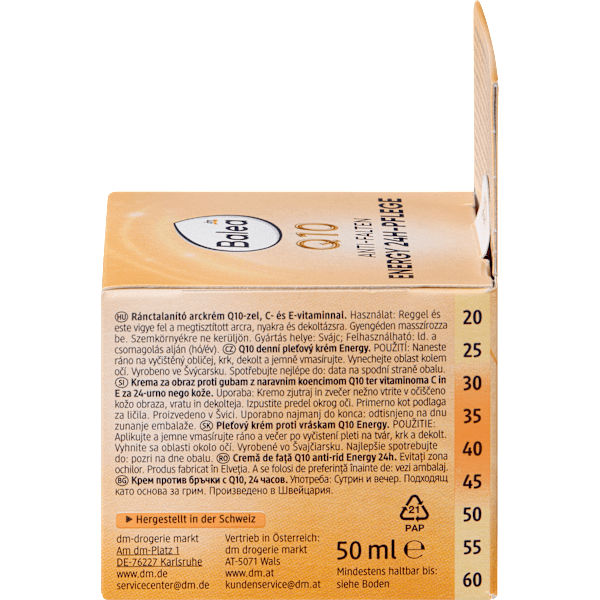 Gesichtscreme Energy Q10 24h Balea