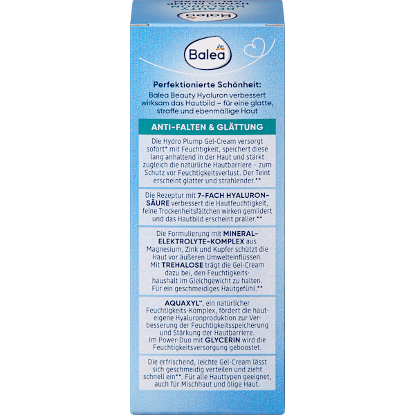 Gesichtscreme Gel Beauty Hyaluron Hydro Plump Balea