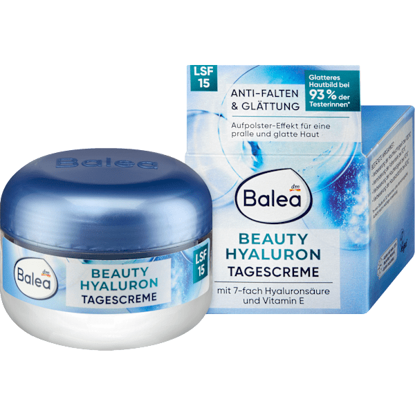 Gesichtscreme Hyaluron Beauty LSF 15 Balea
