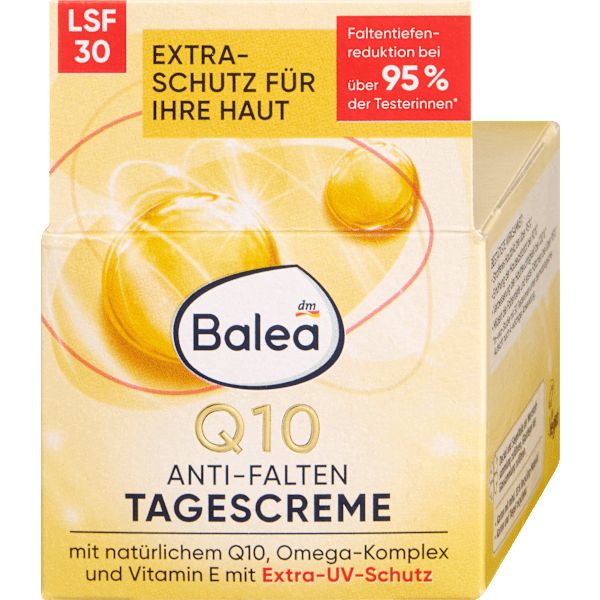 Gesichtscreme Q10 Anti-Falten LSF 30 Balea
