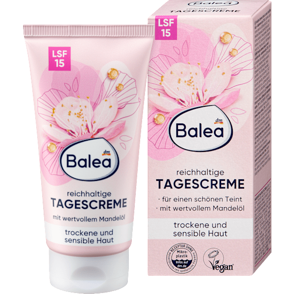 Gesichtscreme reichhaltig LSF 15 Balea