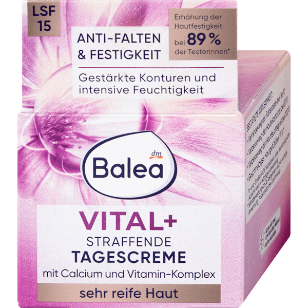 Gesichtscreme Vital+ LSF 15 Balea
