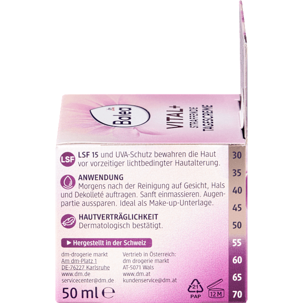 Gesichtscreme Vital+ LSF 15 Balea