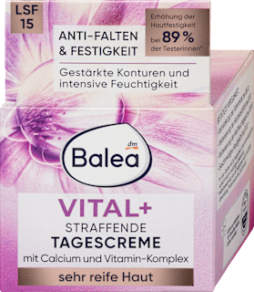 Gesichtscreme Vital + straffend LSF 15 Balea