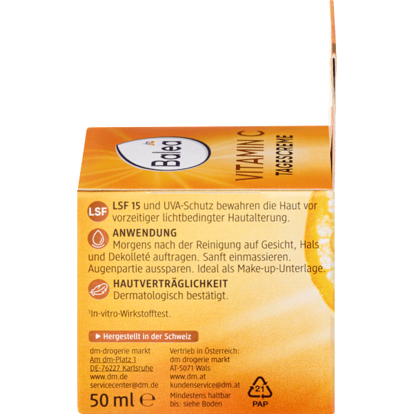 Gesichtscreme Vitamin C LSF 15 Balea