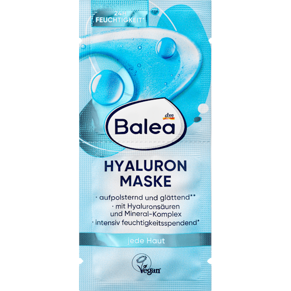 Gesichtsmaske Hyaluron (2x8 ml) Balea