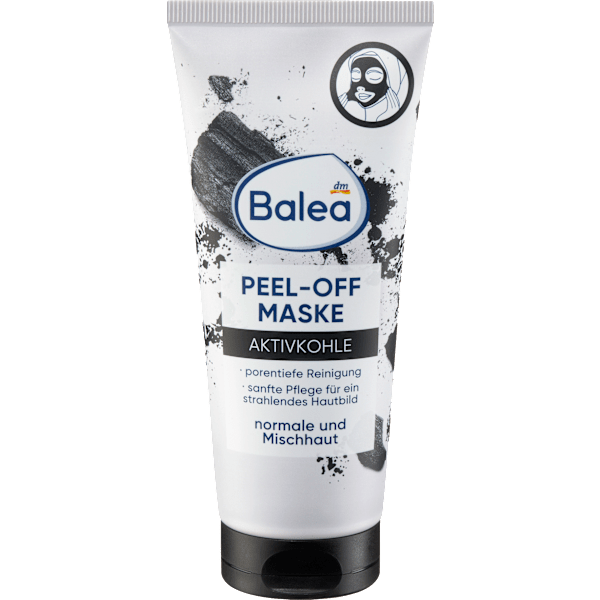 Gesichtsmaske Peel-Off Aktivkohle Balea
