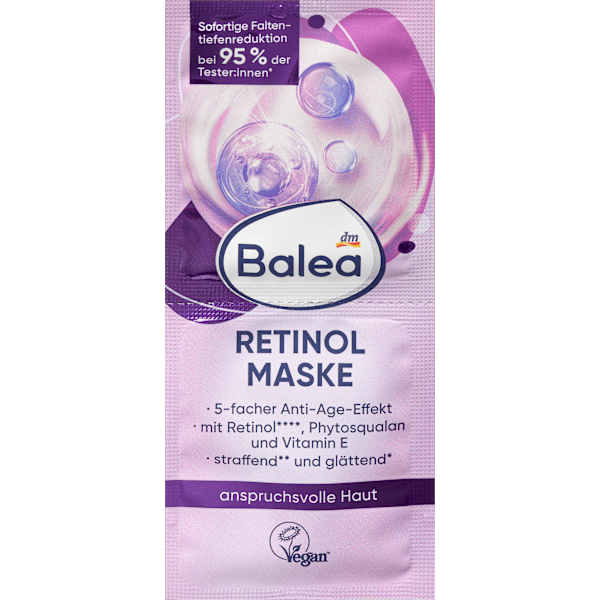Gesichtsmaske Retinol (2x8 ml) Balea