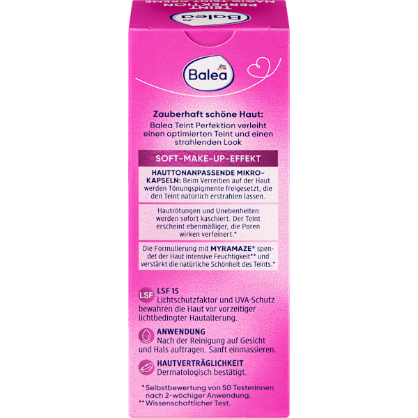 Getönte Tagescreme Teint Perfektion Magic Teint Creme LSF 15 Balea