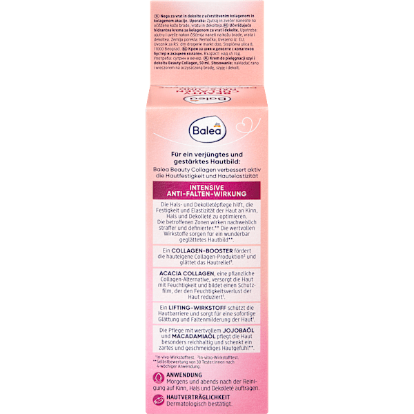 Hals- und Dekolletépflege Collagen Balea