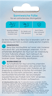 Hornhaut Feile Nano-Glas Balea