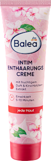 Intim Enthaarungscreme mit Kirschblüten-Extrakt Balea