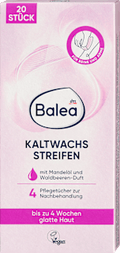 Kaltwachsstreifen Körper Balea