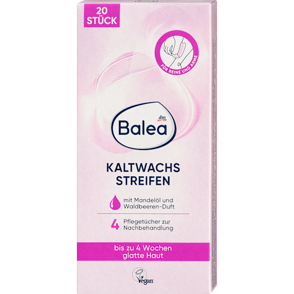 Kaltwachsstreifen Körper Balea