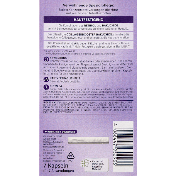 Konzentrat Retinol Balea