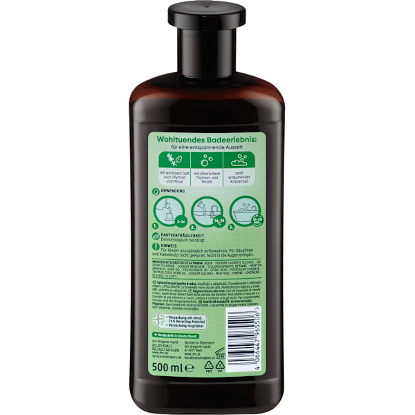Kräuterbad Thymian & Minze Balea