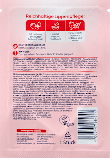 Lippenmaske Hydrogel Erdbeere Vanille Balea