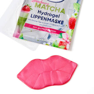 Lippenmaske Hydrogel Strawberry Matcha Balea