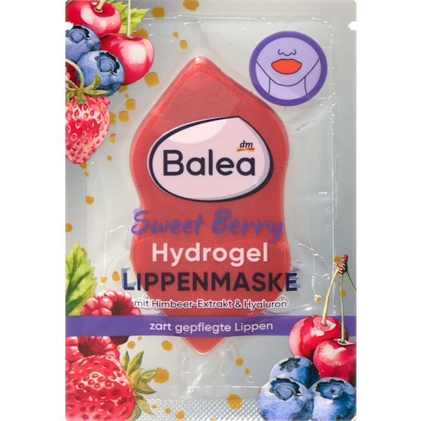 Lippenmaske Hydrogel Sweet Berry  Balea