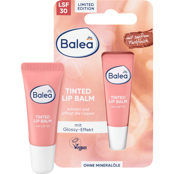 Lippenpflege Tinted Lip Balm LSF 30 Balea