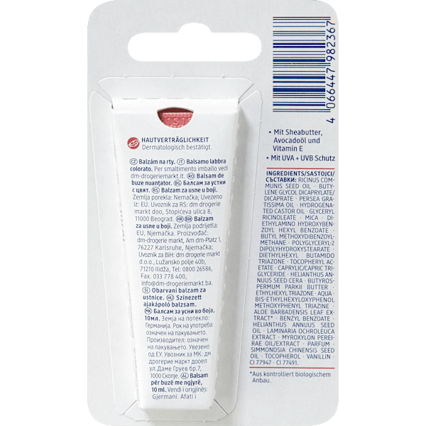Lippenpflege Tinted Lip Balm LSF 30 Balea