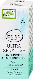 Anti-Pickel Gesichtspflege Ultra Sensitive Balea med
