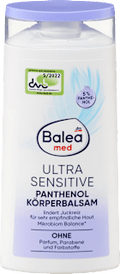 Bodybalsam Ultra Sensitive Panthenol Balea med