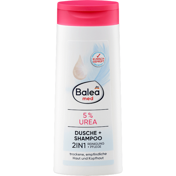 Duschgel 2in1 Dusche + Shampoo 5 % Urea  Balea med