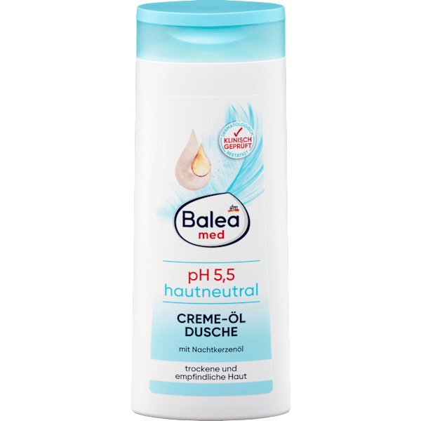 Duschgel pH 5,5 Hautneutral Creme-Öl Dusche Balea med
