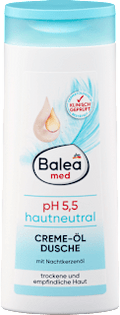Duschgel pH 5,5 Hautneutral Creme-Öl Dusche Balea med