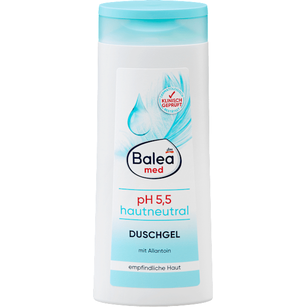 Duschgel pH 5,5 hautneutral mit Allantoin Balea med
