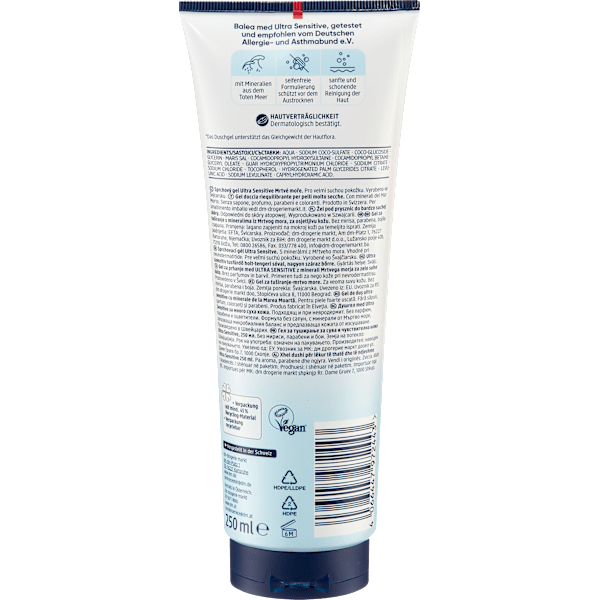 Duschgel Ultra Sensitive Totes Meer Balea med